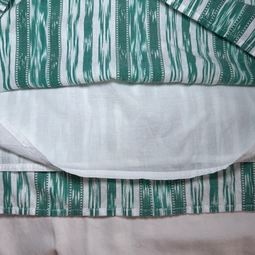 J Jill Embroidered V Neck Luxurious Cotton Dress Boho Beach Vaca Pockets Large - Picture 6 of 11